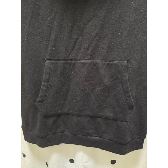 Bebe Sport black funnel neck sweatshirt with pocket size medium - Picture 3 of 8